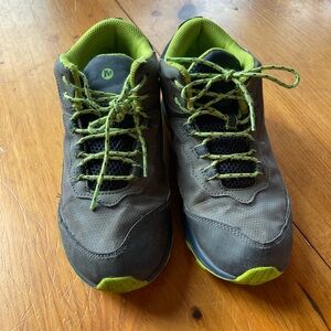 Merrell Kids Shoes in Gray and Green